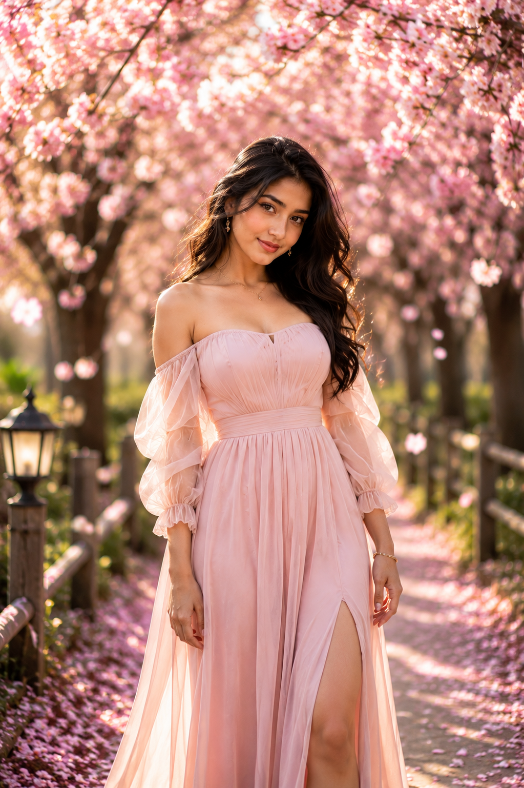 Priya in Pink Dress