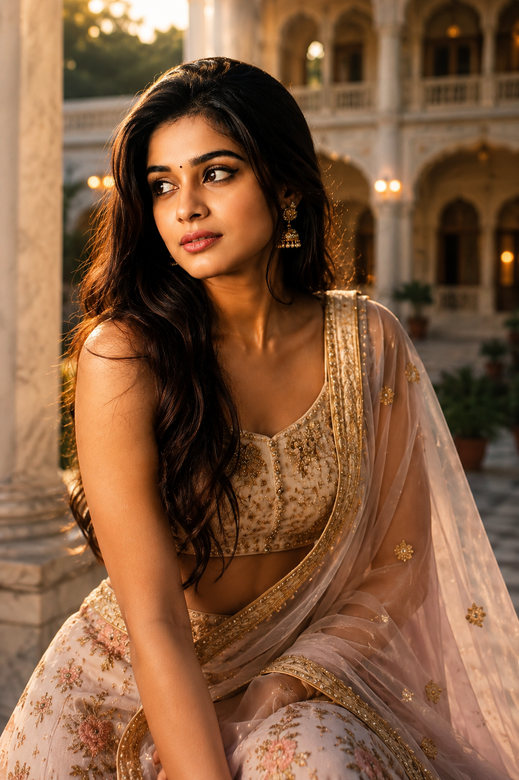 Sunny Priya in Beautiful Saree | Indian Girl Photo